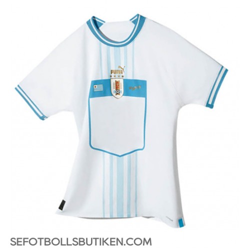 Uruguay Replika Borta matchkläder VM 2022 Korta ärmar